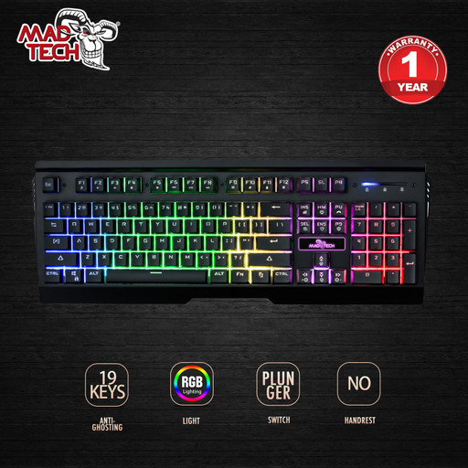 Madtech K610 RGB Gaming Keyboard|eclipsemy.com