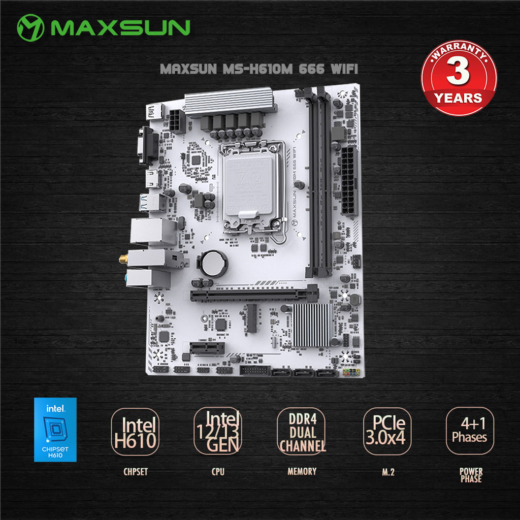 Maxsun-H610M-666-D4-WIFI-Motherboard