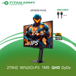 Titan Army 24.5 inch QHD Fast IPS 275Hz 1ms HDR600 Gaming Monitor (TA-UF255S PLUS)